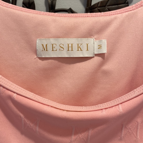 Meshki Jaquard Tank Crop Top - Picture 4 of 4